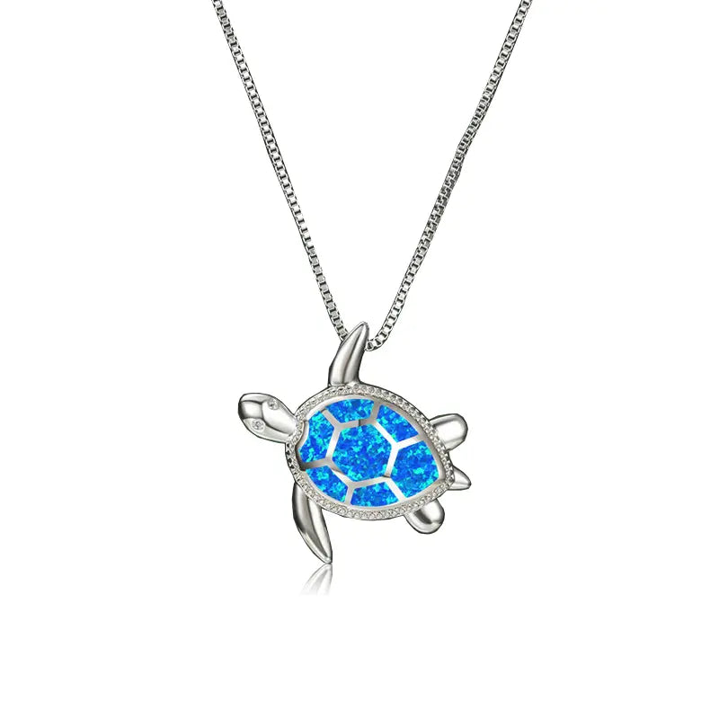 Swimming Turtle Pendant